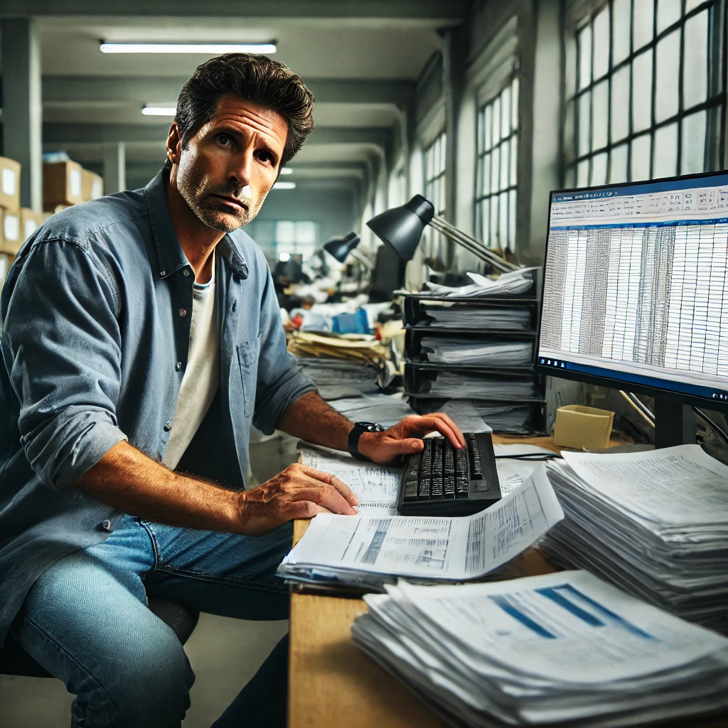 Man at Desk
